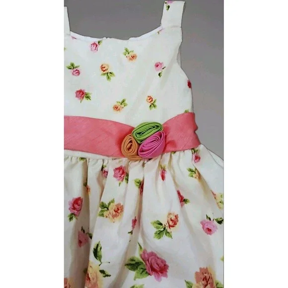 Girls Puff Dress 6 American Princess – Easter Wedding Flower Girl - Picture 5 of 9